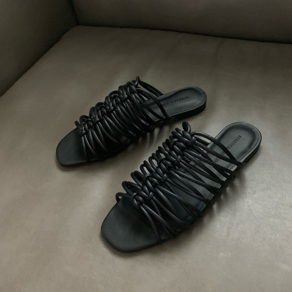 Rebecca Minkoff Shoes - Rebecca Minkoff Maelynn Slide Sandal Black